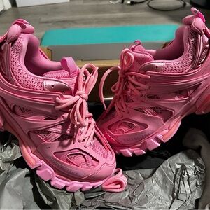 Balenciaga ALL Pink Track Sneakers Size 38